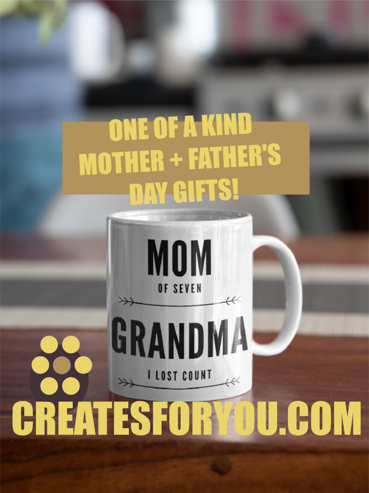 Customize MUGS with Names, Years, and Humorous Sayings for a Unique Statement
