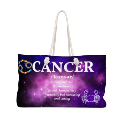 Zodiac Horoscope Cosmic Tote Beach Bag