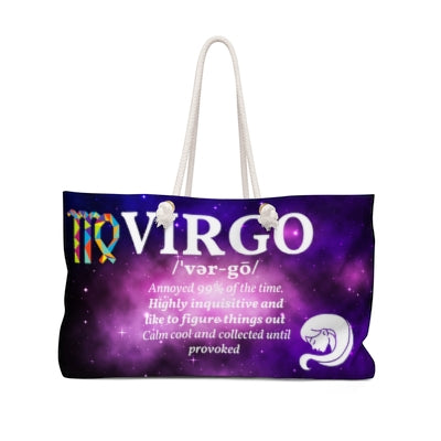 Zodiac Horoscope Cosmic Tote Beach Bag