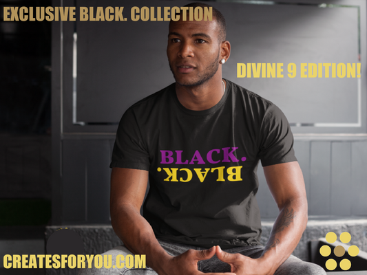 "BLACK 2X" Divine 9: Elevate Your Style with Exclusive Black Design