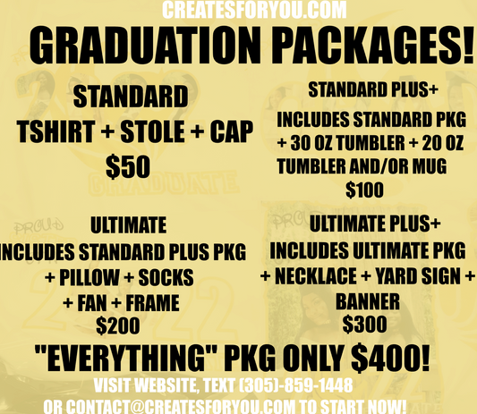 Graduation Package Bundle Deals | Elementary Middle High School University College Graduation Gifts